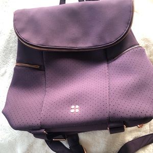Sweaty Betty purple backpack